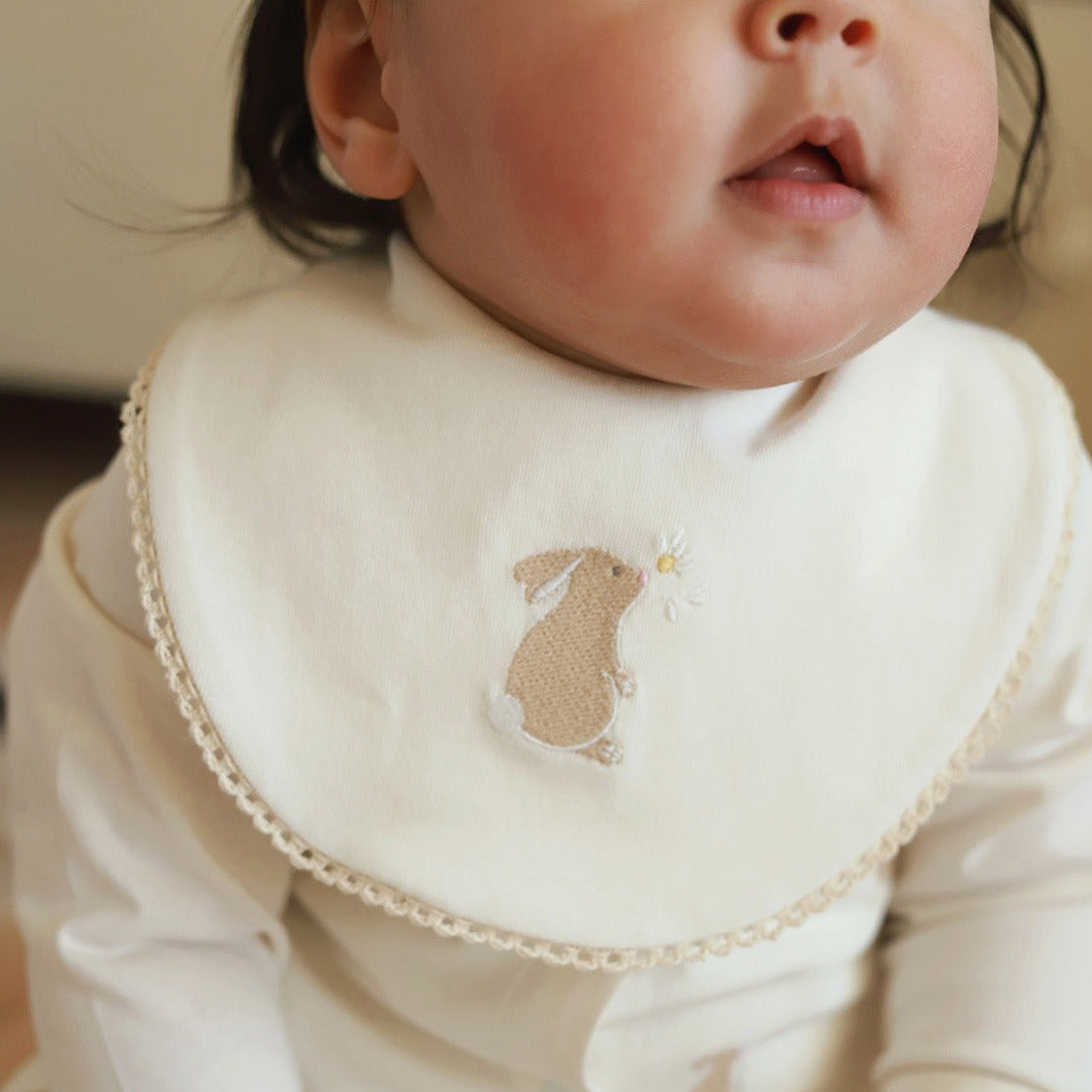 Baby Bibs Gift Set - Bunny / Daisy Meadow
