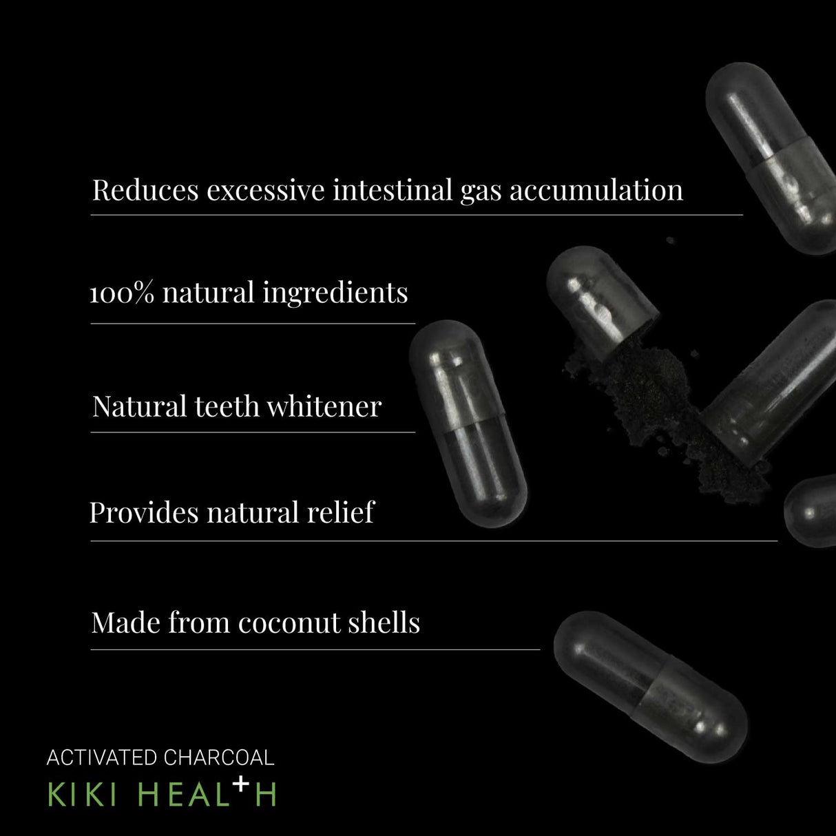 Activated Charcoal - 50 Vegicaps