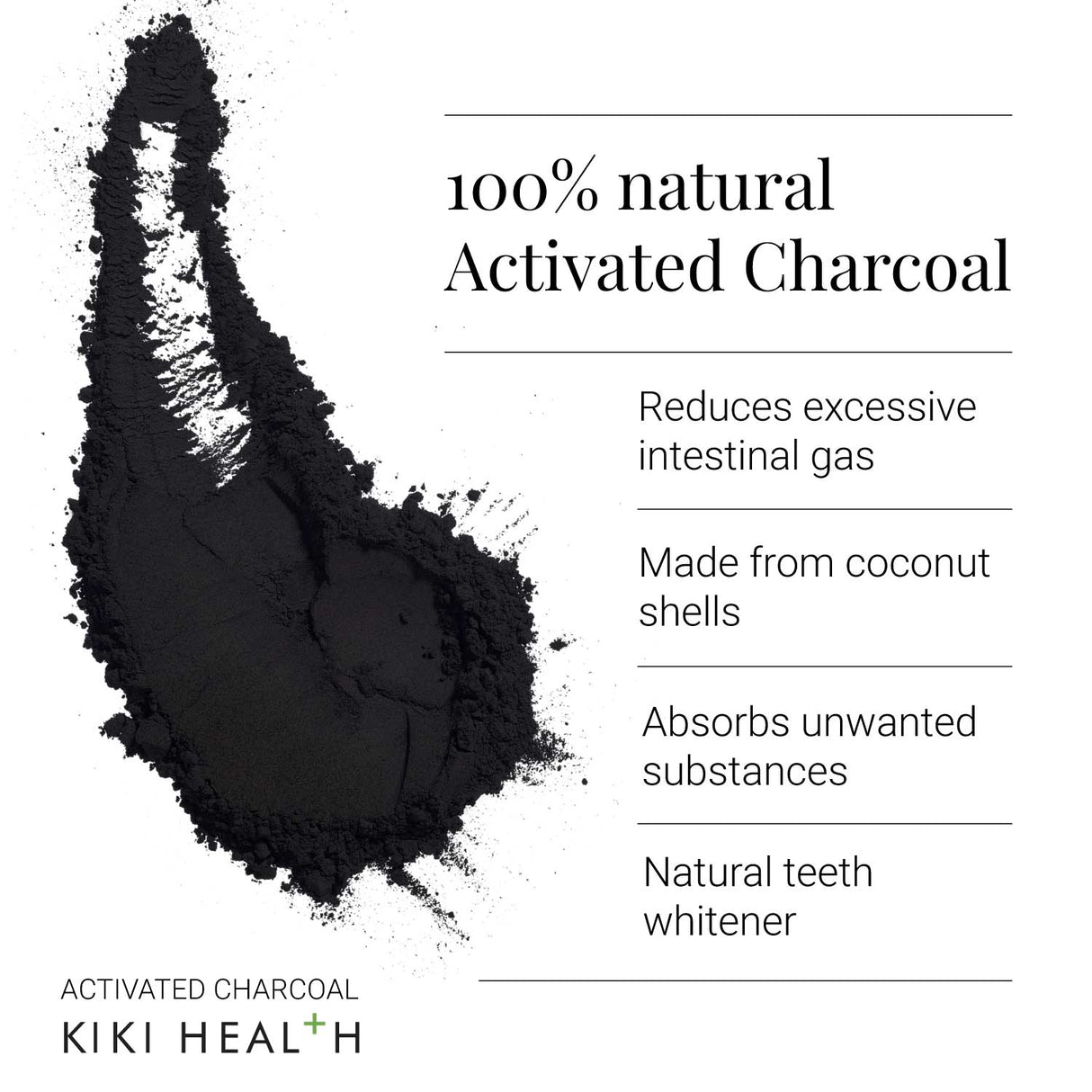 Kiki Health Activated Charcoal Powder