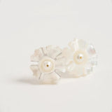 Mother of Pearl Flower Stud