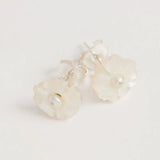 Mother of Pearl Flower Stud