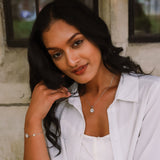 Alba Sun Coin Necklace | 925 Sterling Silver