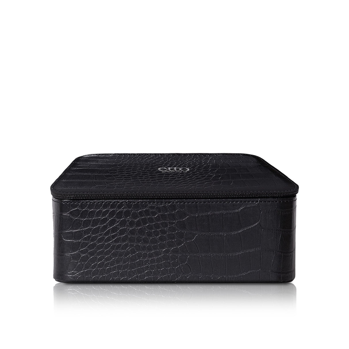 Vegan Leather Crocodile Embossed Coffret