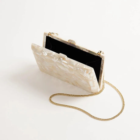 Aphrodite Mother of Pearl Bag Ivory