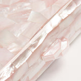 Aphrodite Pink Mother of Pearl Clutch Bag