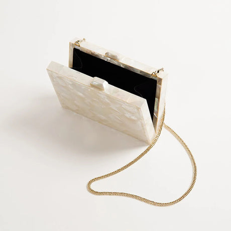 Athena Ivory Mother of Pearl Bag