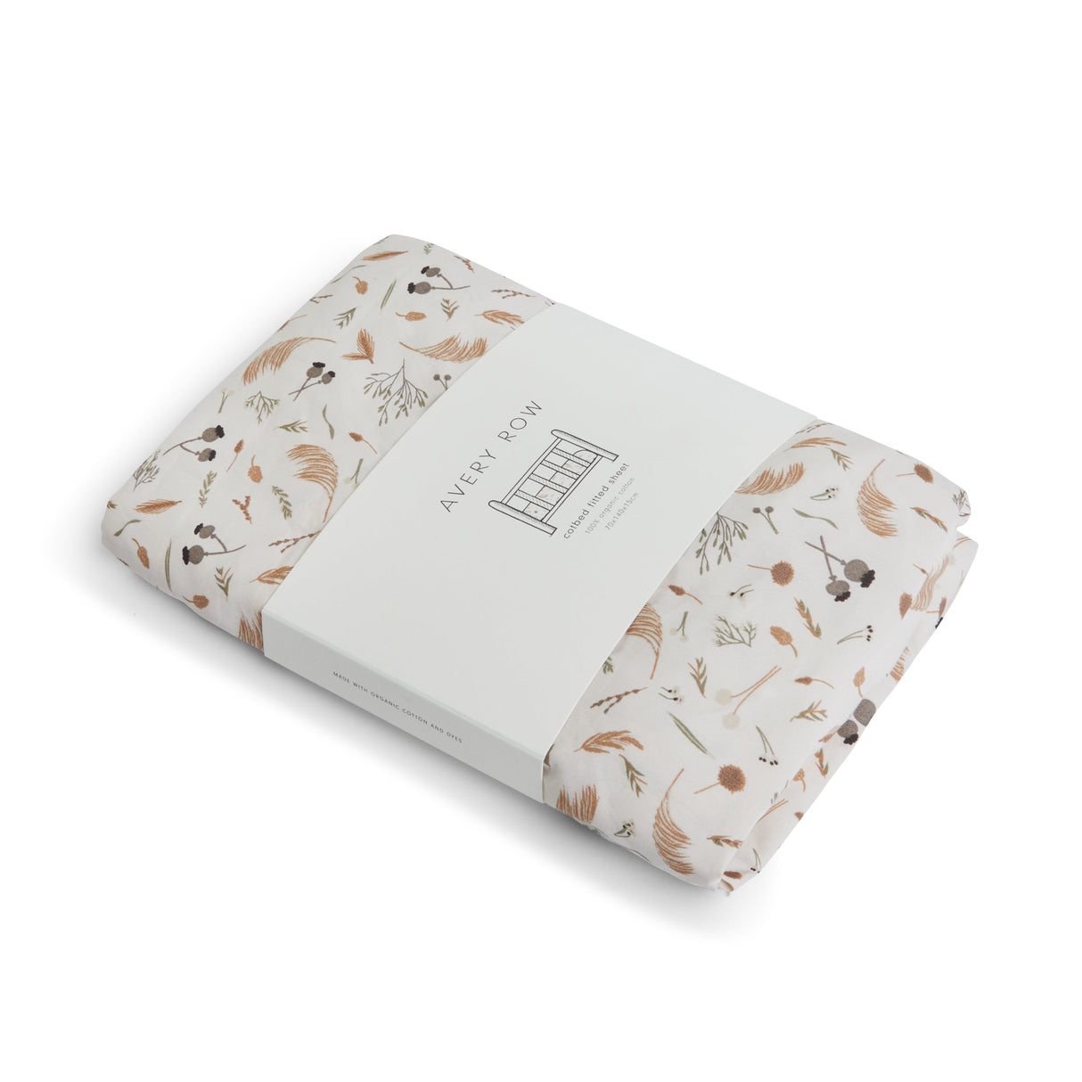 Cotbed Fitted Sheet - Grasslands