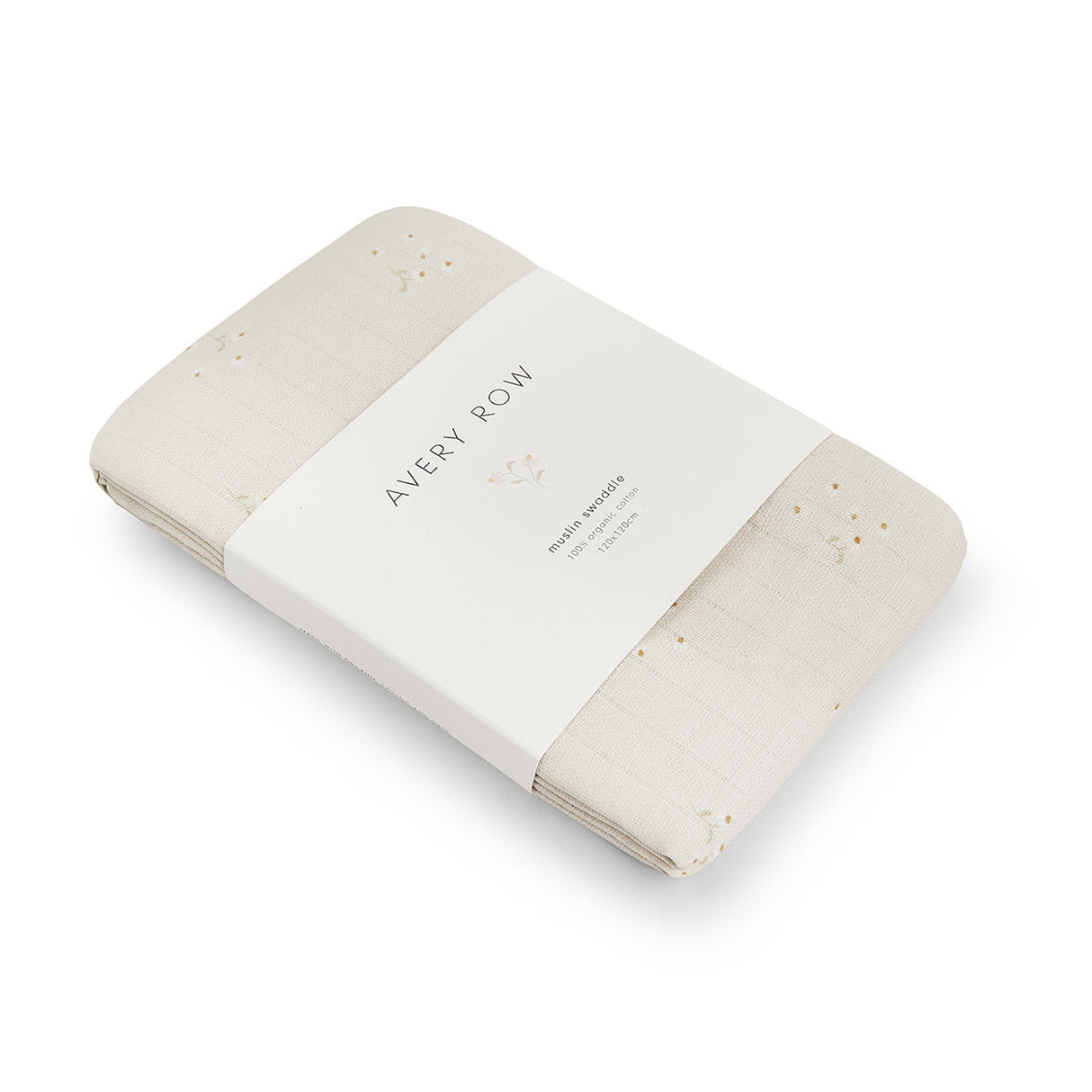 Organic Baby Muslin Swaddle - Wild Chamomile