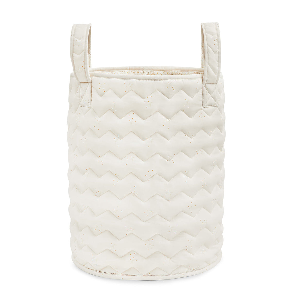 Large Quilted Storage Basket - Wild Chamomile