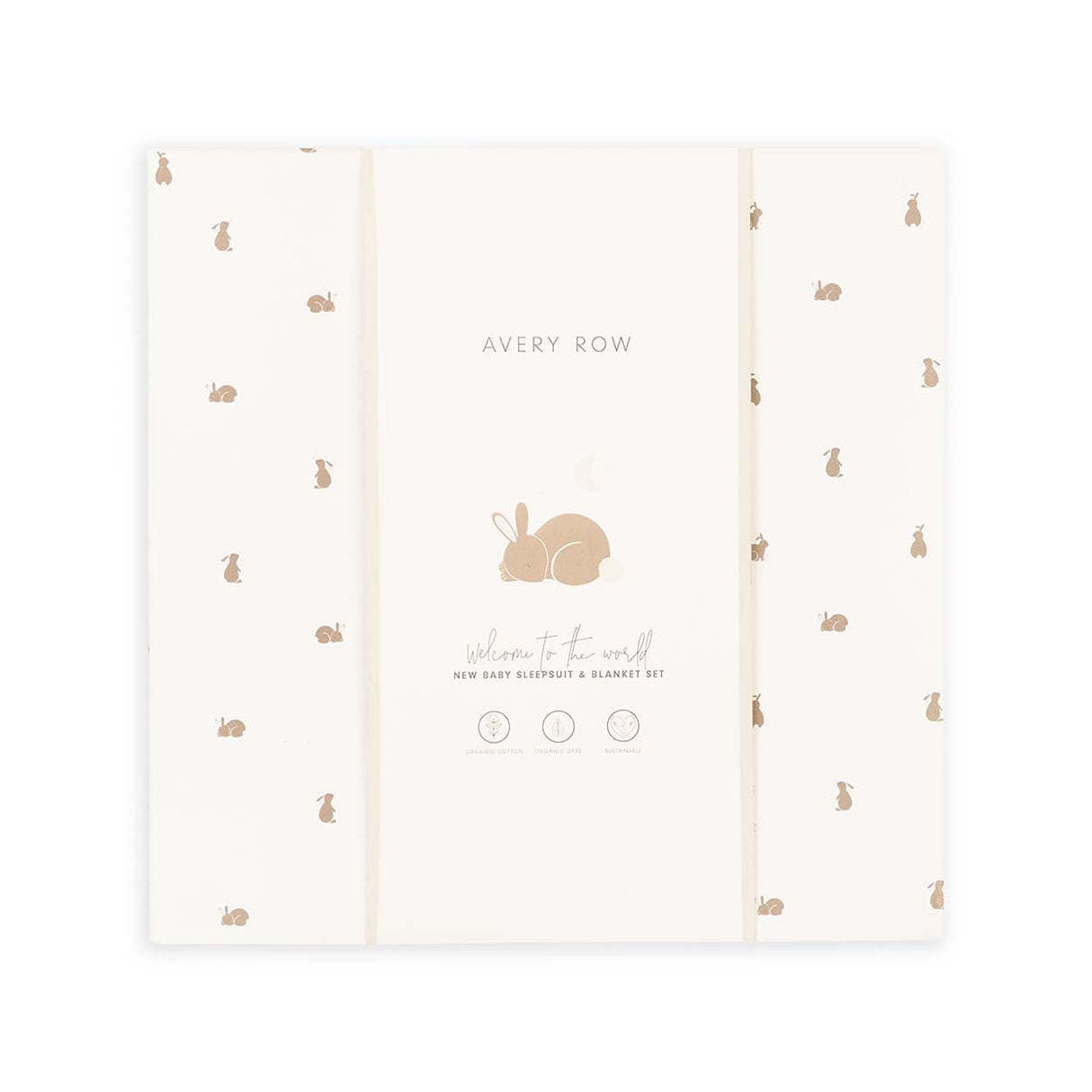 New Baby Sleepsuit and Blanket Gift Set - Bunny