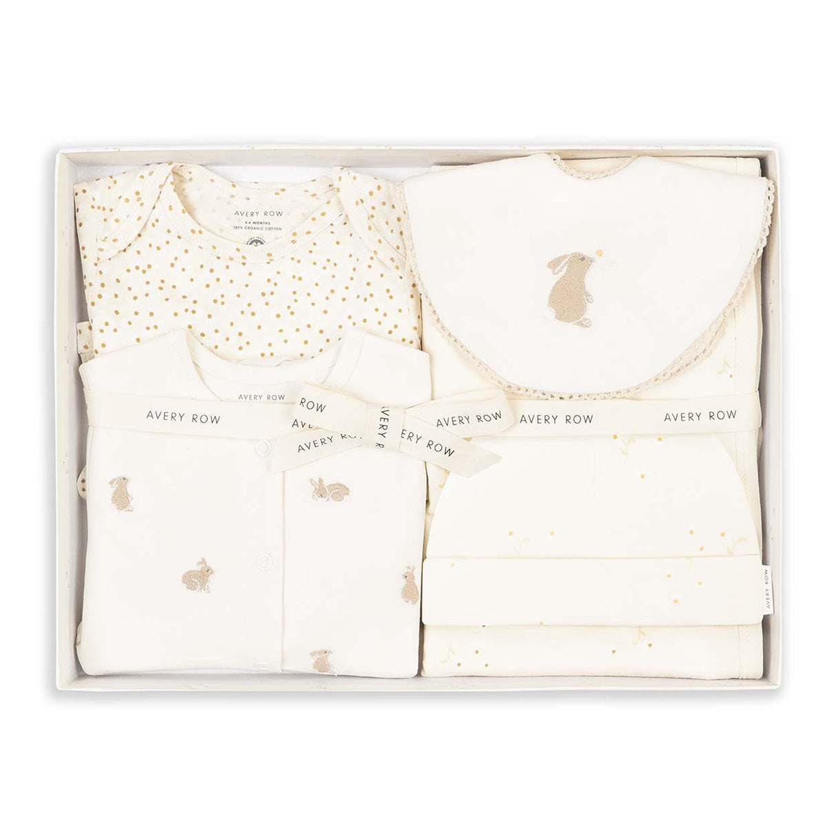New Baby Starter Gift Set - Bunnies / Daisy Meadow / Wild Chamomile