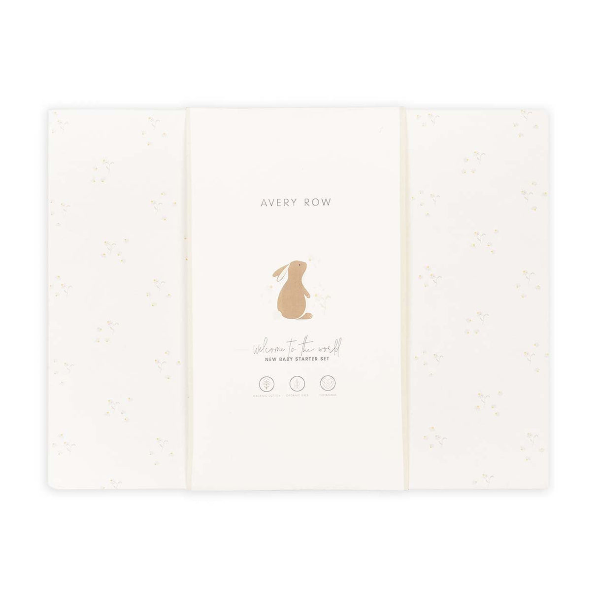 New Baby Starter Gift Set - Bunnies / Daisy Meadow / Wild Chamomile