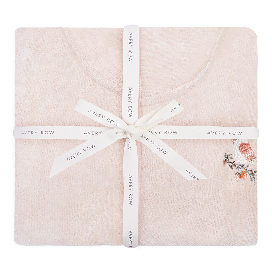 Children's Towelling Robe - Bird