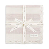 Stripe Knit Blanket - Oat Melange