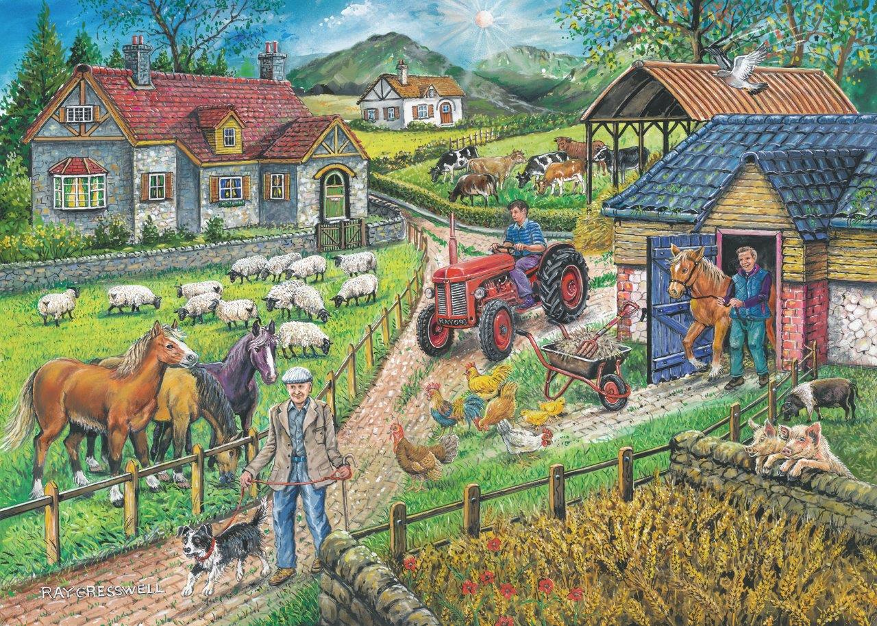 Barley Mow Farm - BIG 250 Piece Jigsaw Puzzle