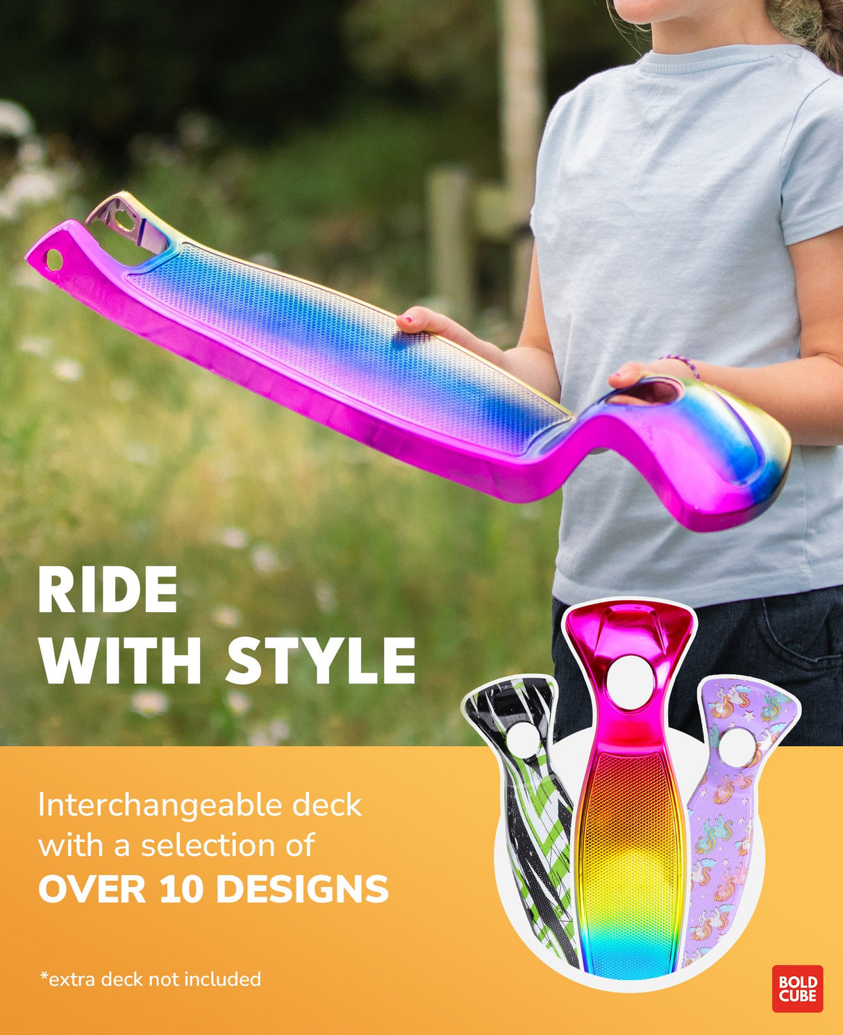 Crystal Rubix - Big 3 Wheel Scooter