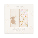 Baby Bibs Gift Set - Bunny / Daisy Meadow