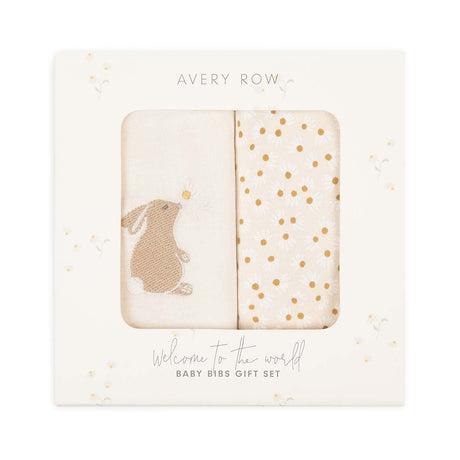 Baby Bibs Gift Set - Bunny / Daisy Meadow