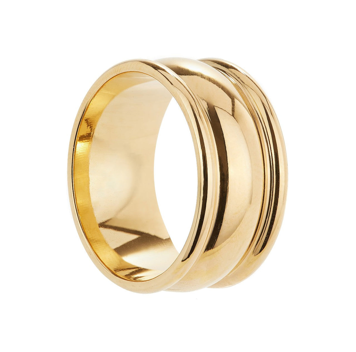 Gold Barrel Ring