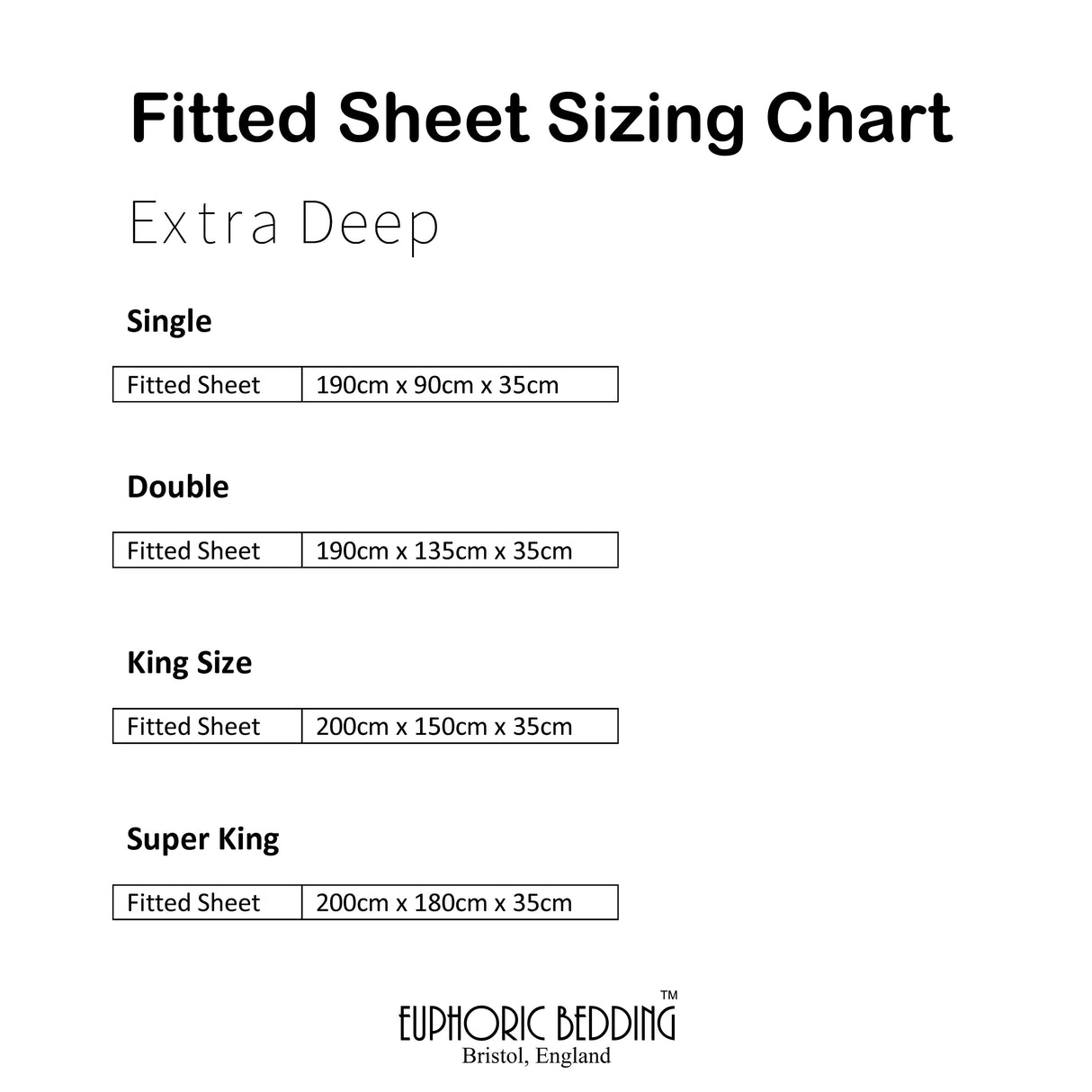 Bamboo Fitted Sheet in White (Extra Deep)