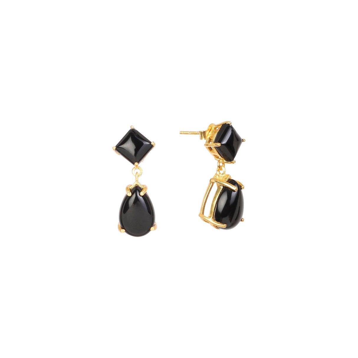 "Midnight Glam" Black Onyx Stone Earring