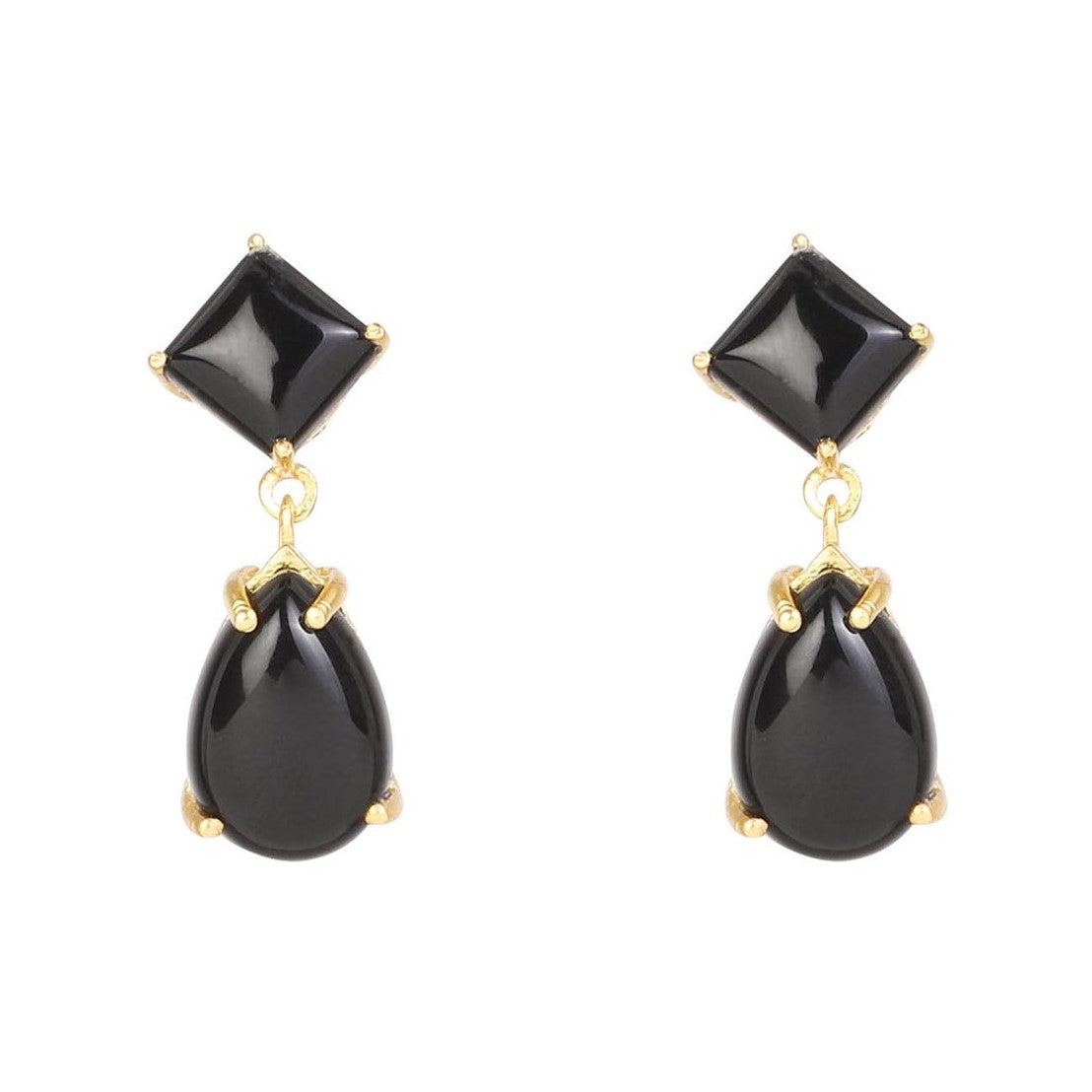 "Midnight Glam" Black Onyx Stone Earring
