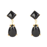 "Midnight Glam" Black Onyx Stone Earring