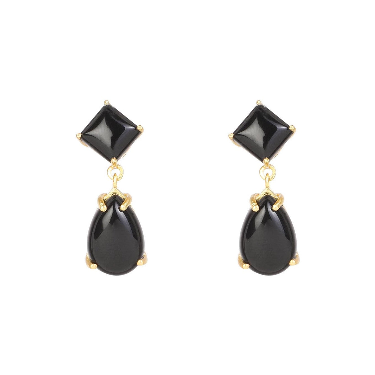 "Midnight Glam" Black Onyx Stone Earring