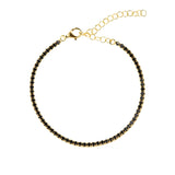 Baby Tennis Bracelet: Black