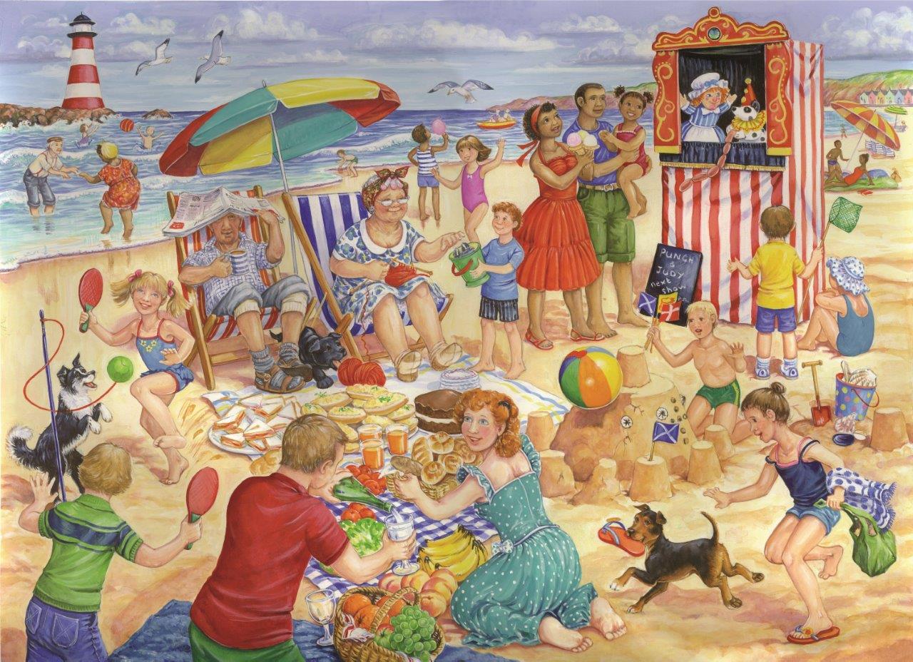 Trip to the Seaside - BIG 250 Piece Jigsaw Puzzle