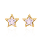 Brooke Star Stud Earrings | 18K Gold Plated
