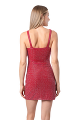 Butterfly Hand-Beaded Embellished Mini Dress