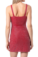 Butterfly Hand-Beaded Embellished Mini Dress