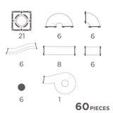 Ball Run Compact Pack Intense - 60 Pieces