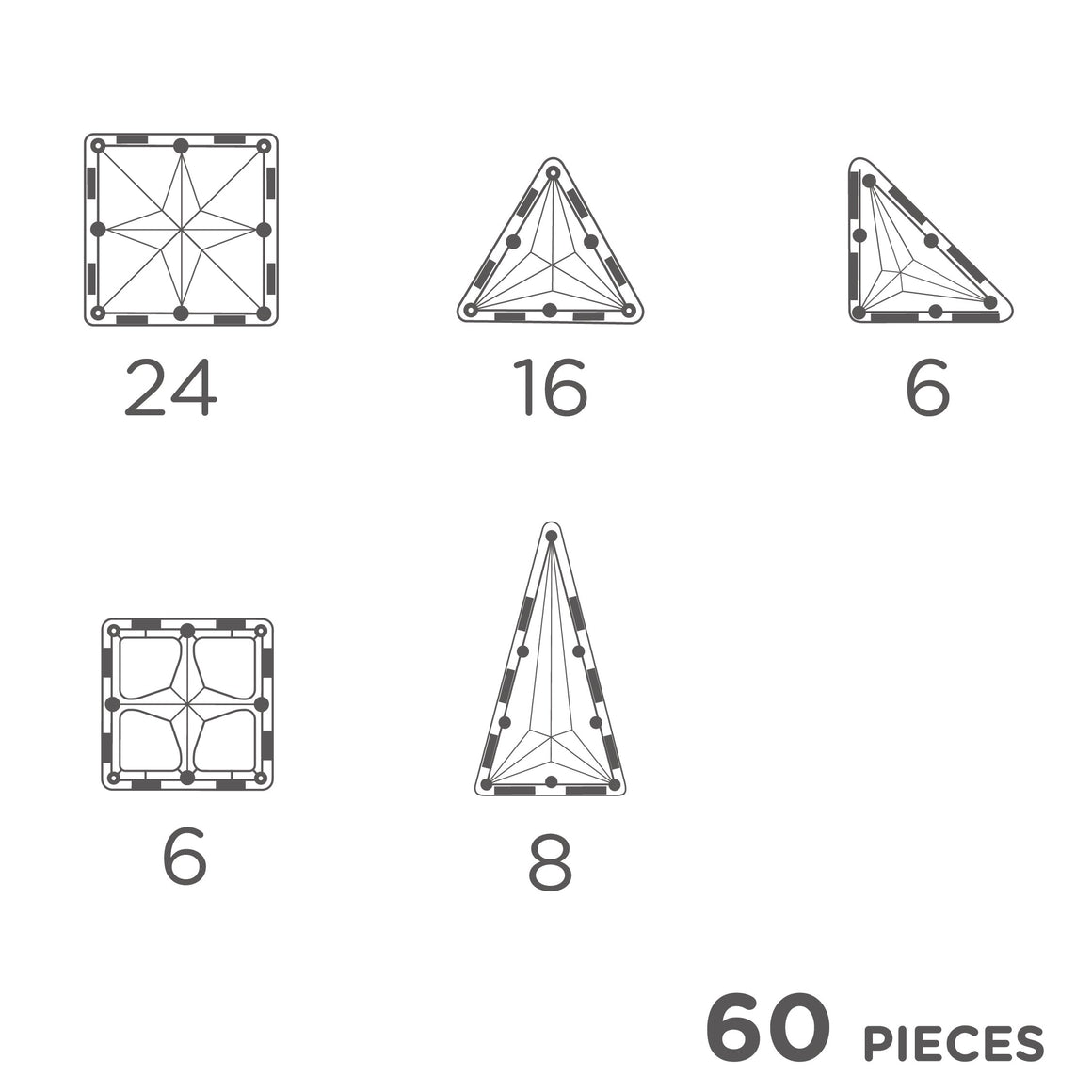 Original Intense Pack - 60 Pieces