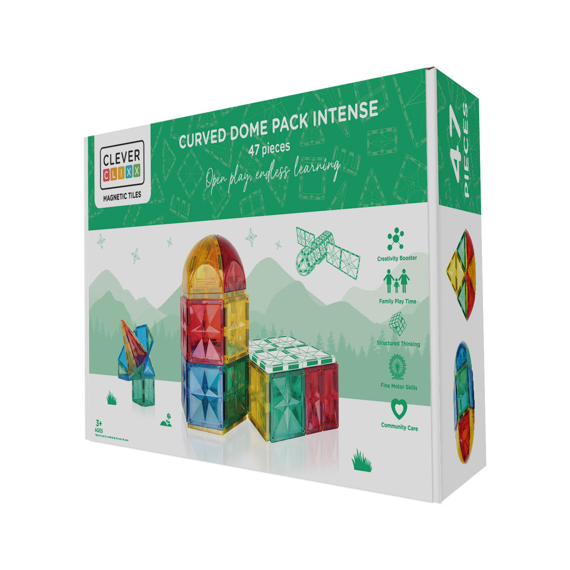 Curved Dome Pack Intense - 47 Pieces