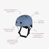 Classic Helmet Banwood - Matte Blue