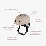 Classic Helmet Banwood - Matte Beige