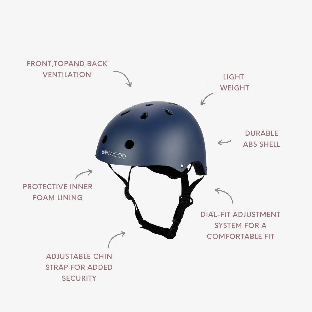 Kids Helmet  - Matte Navy