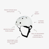 Kids Helmet - Matte White