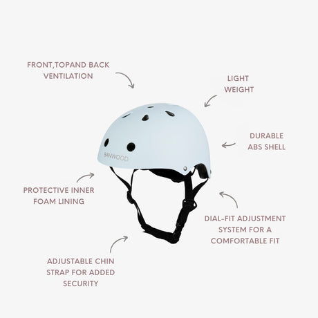 Kids Helmet - Matte Sky