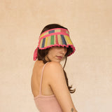 Sun Bathe | Fuschia | Island Cabana Sun Visor
