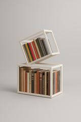 Rotating Cube Bookshelf