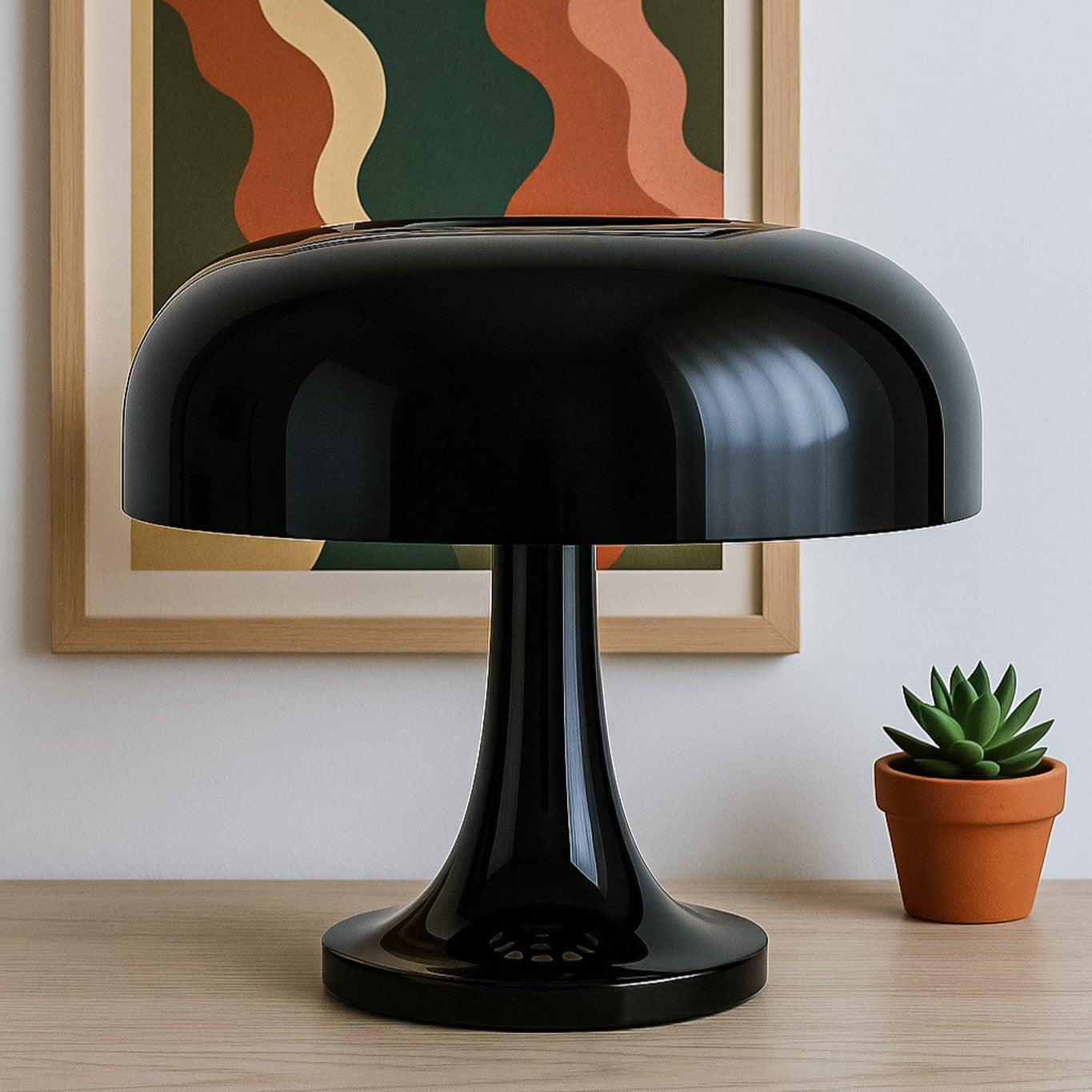 Noir Ambient Mushroom Lamp