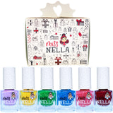 Christmas Glitters: 6-Pack Shiny Nail Polish by Miss Nella