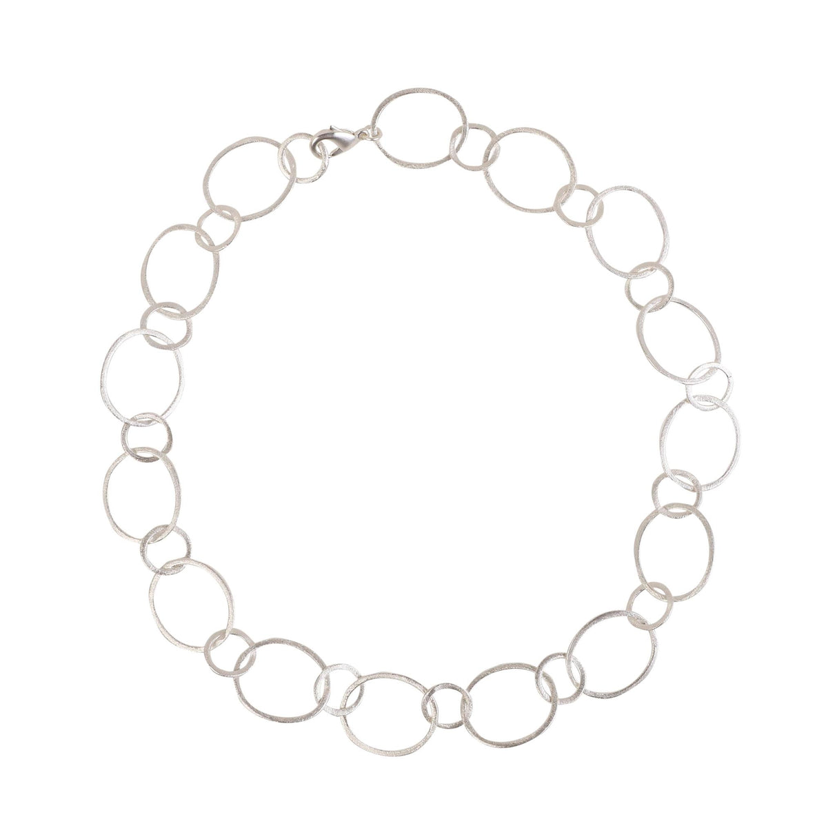Circle Loop Chain Silver