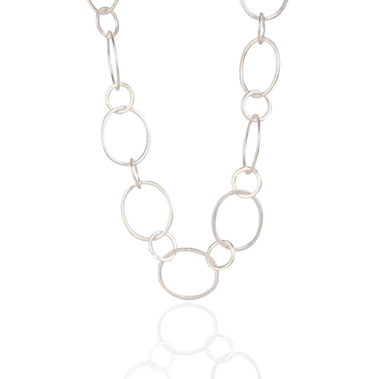Circle Loop Chain Silver