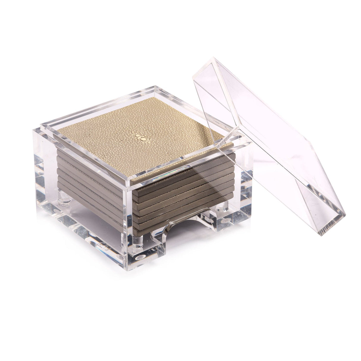 Coastbox Clear - Shagreen Natural