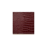 Coaster - Faux Python Burgundy