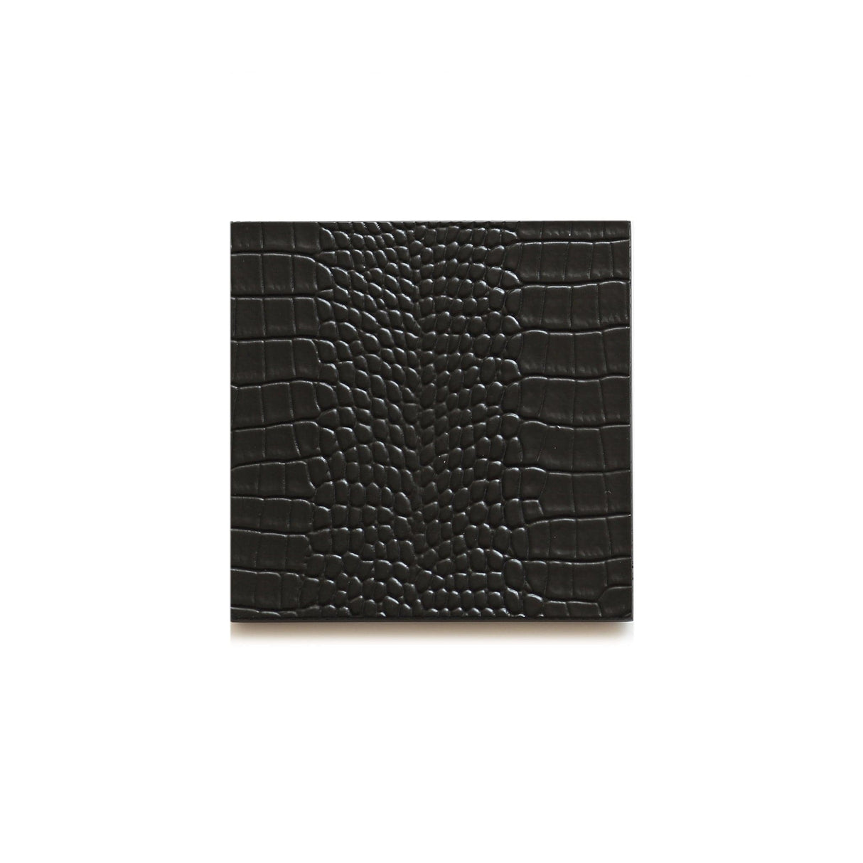 Coaster - Faux Python Black